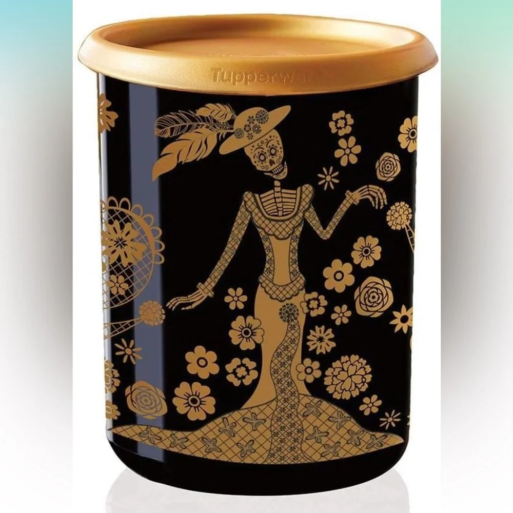 One touch Tupperware brand Canister